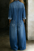 LENA | Casual Jeans-Salopette