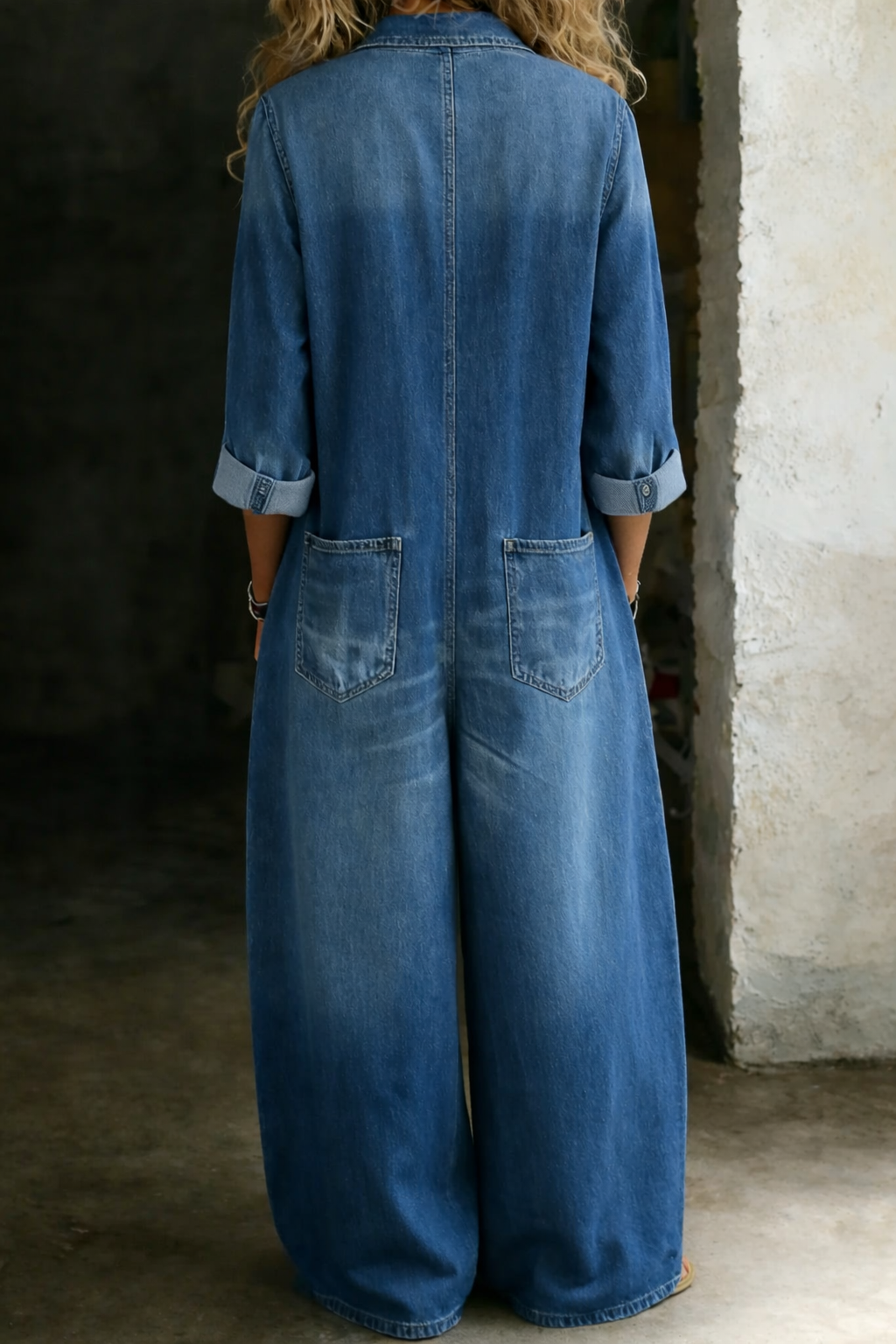 LENA | Casual Jeans-Salopette