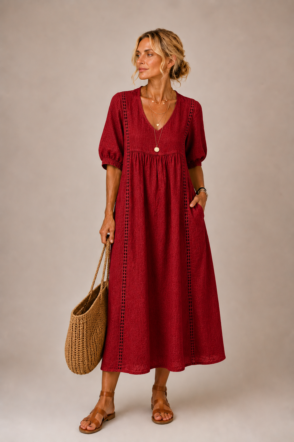 Rumi | Luftiges Maxikleid