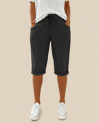 Lynne | Lässige Bermudahose aus Baumwolle