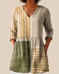 Maeve | Lange Bluse mit ausdrucksstarkem Muster