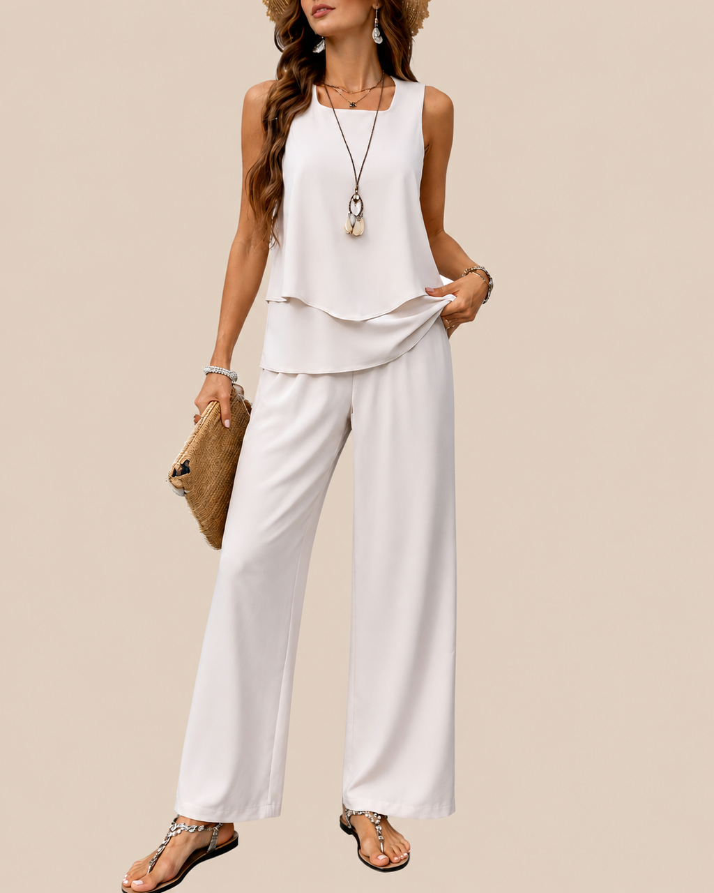 Everly | Stilvolles Zweiteiler Set