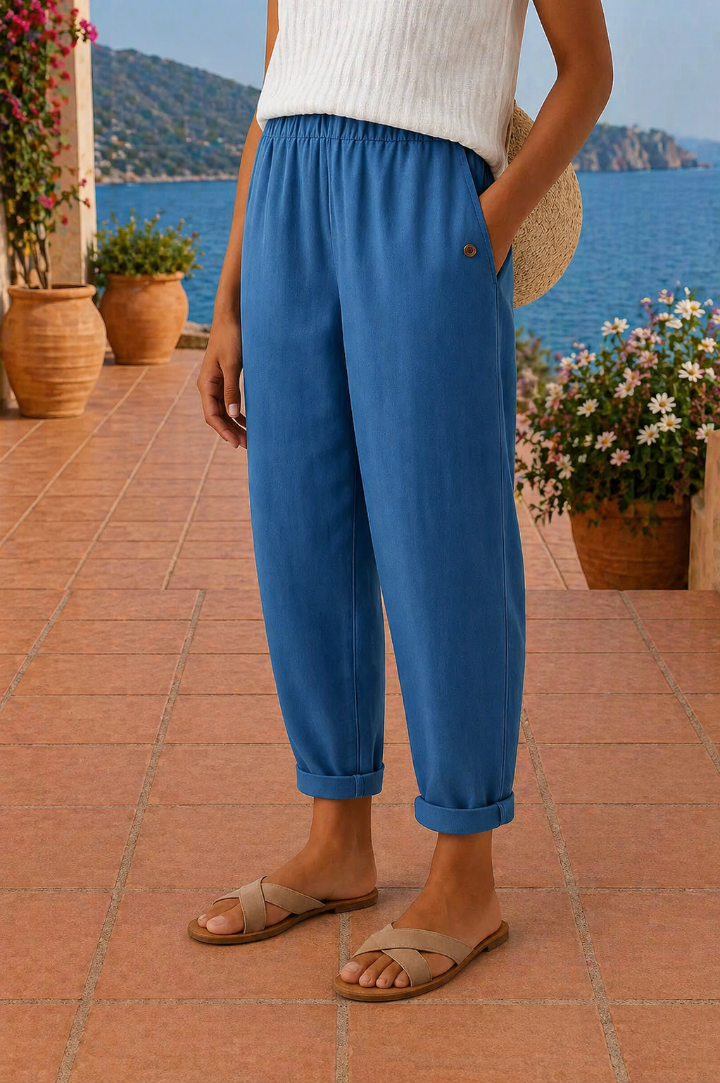 Camille | Pantalon en lin léger