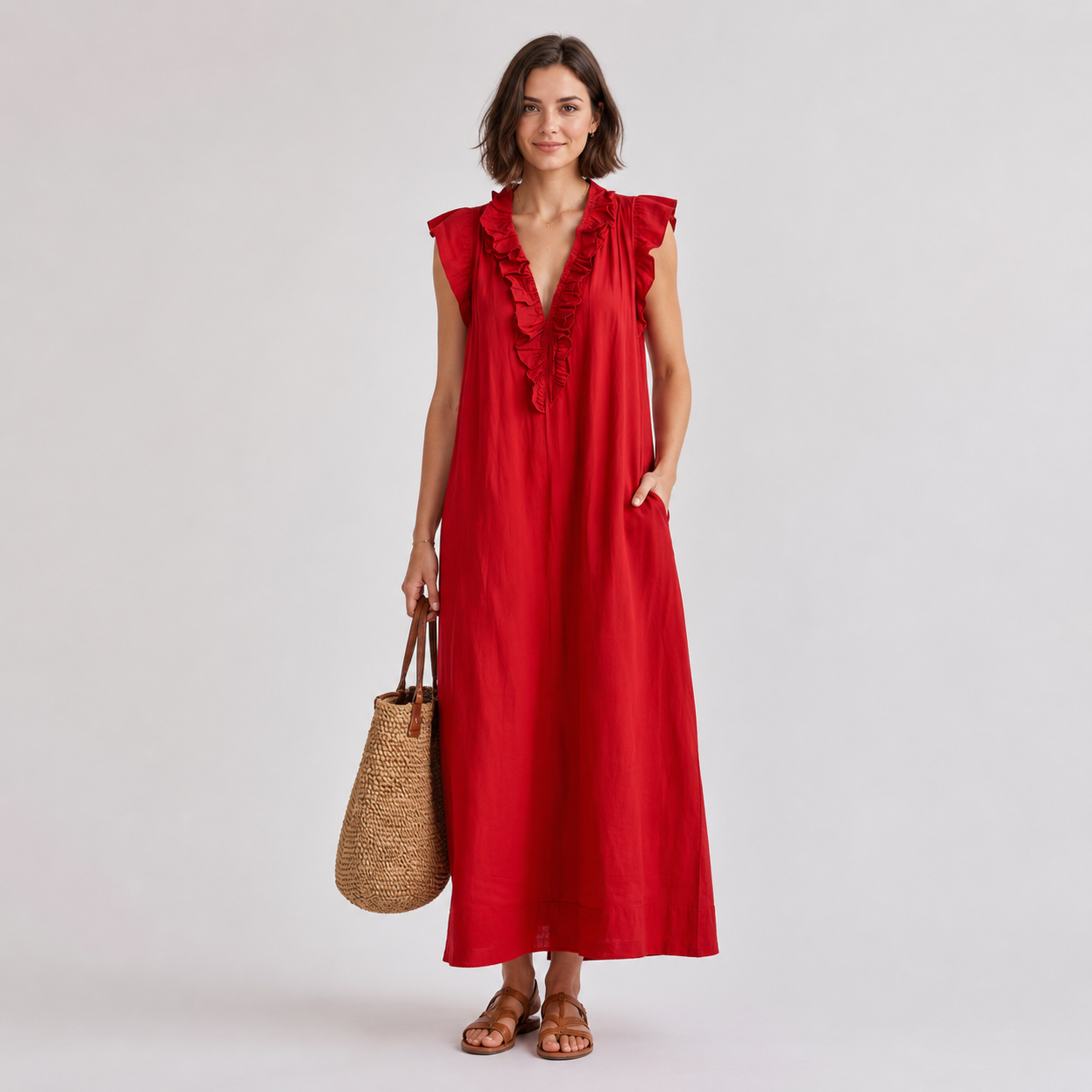 Maëlys | Robe Maxi Bohème en Lin