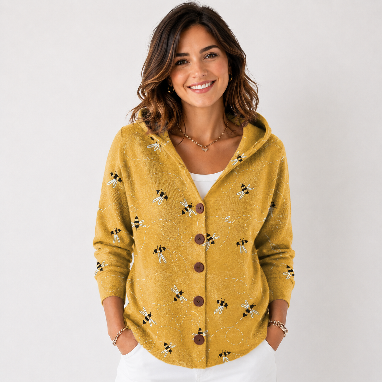 Yvette | Cardigan Doux Élégant