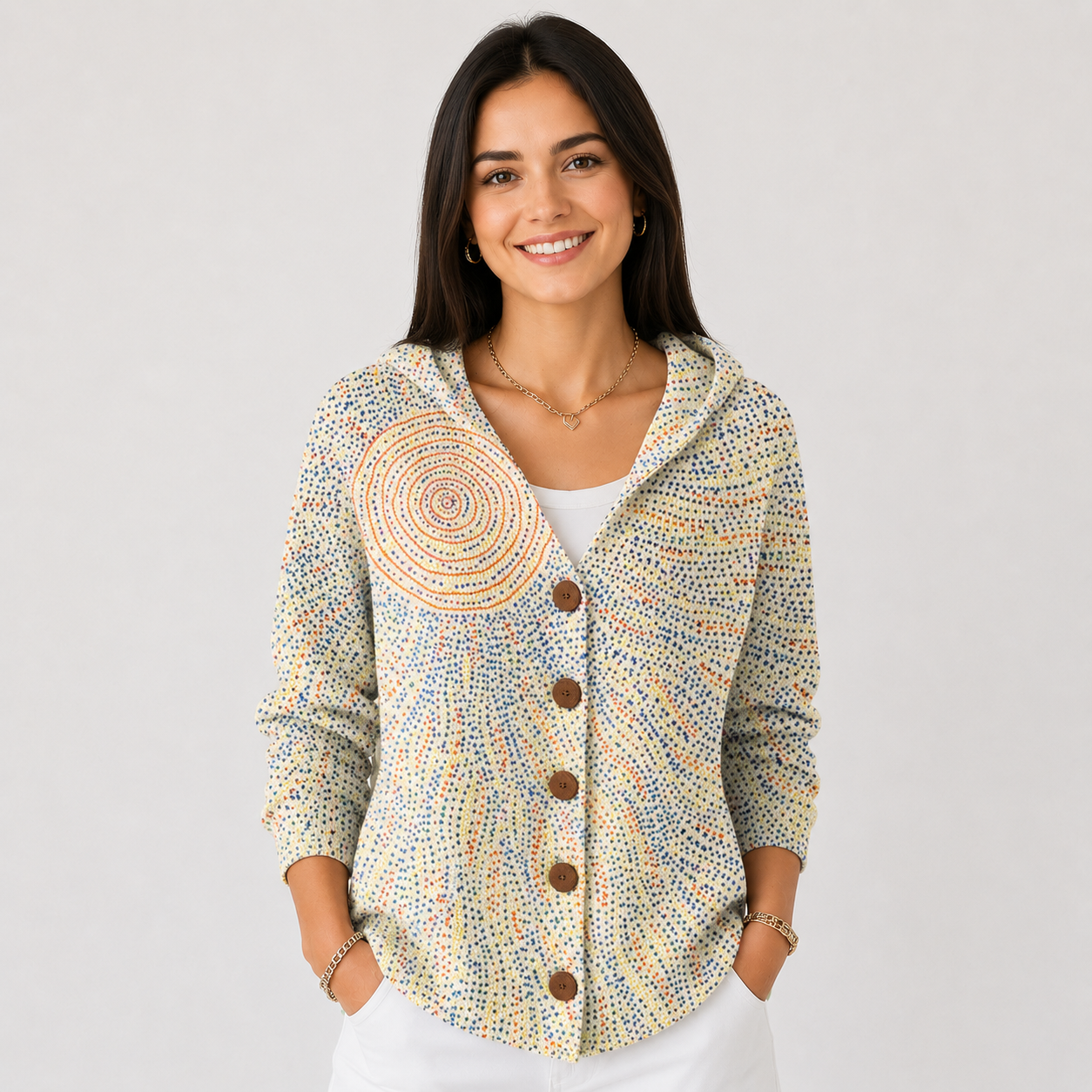 Yvette | Cardigan Doux Élégant