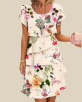 Ellen | Florales Volantkleid