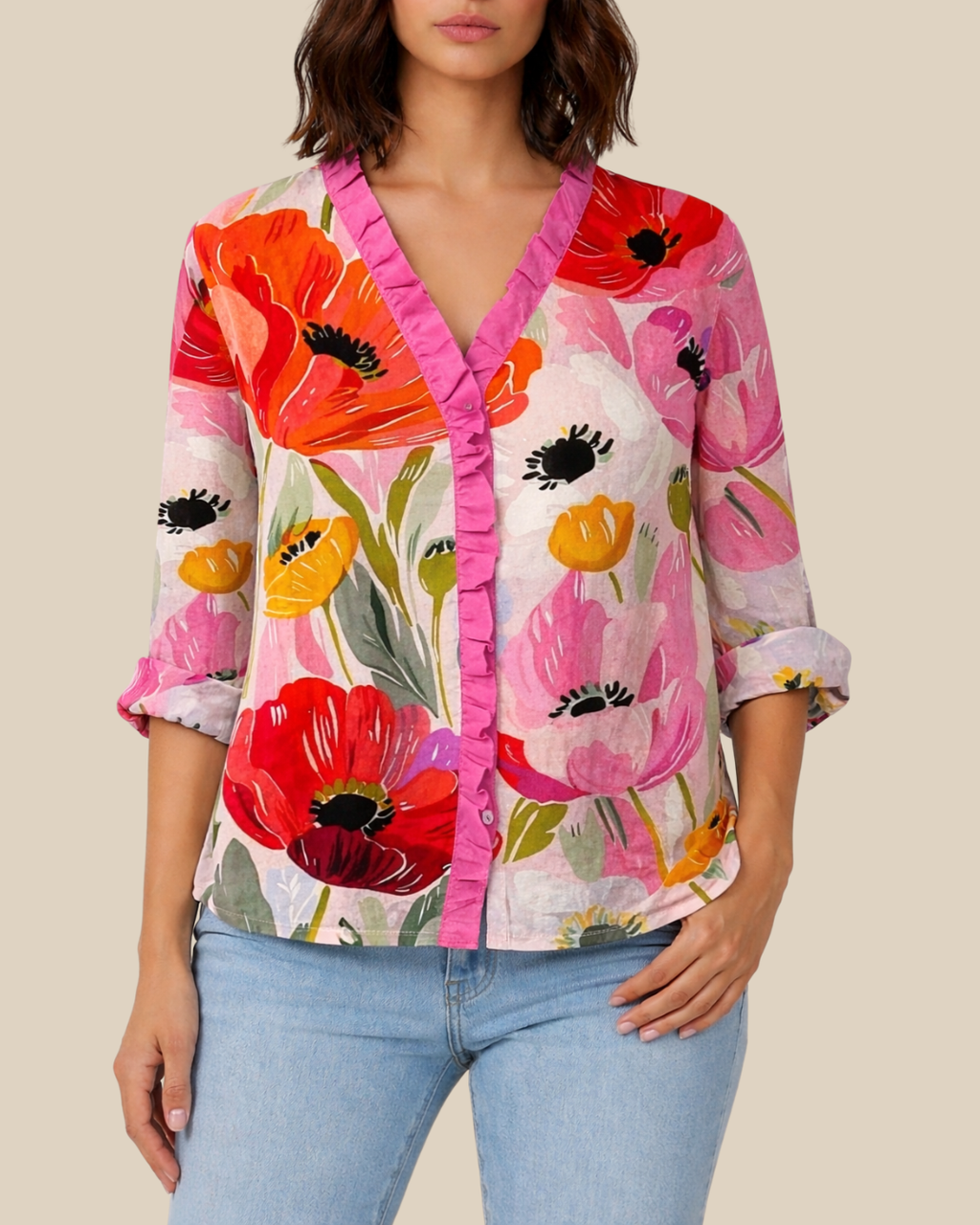Camille | Elegante Volantbluse