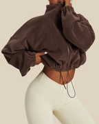 Morgan | Cropped Zip-Pullover
