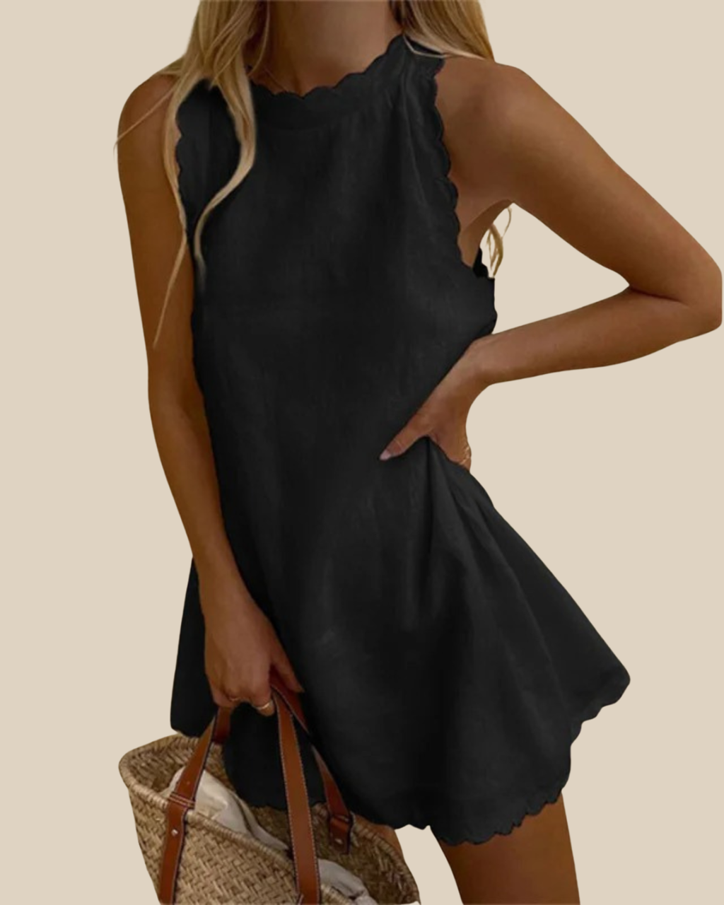 Maddy | Luftiges Sommerkleid mit Wellenkante