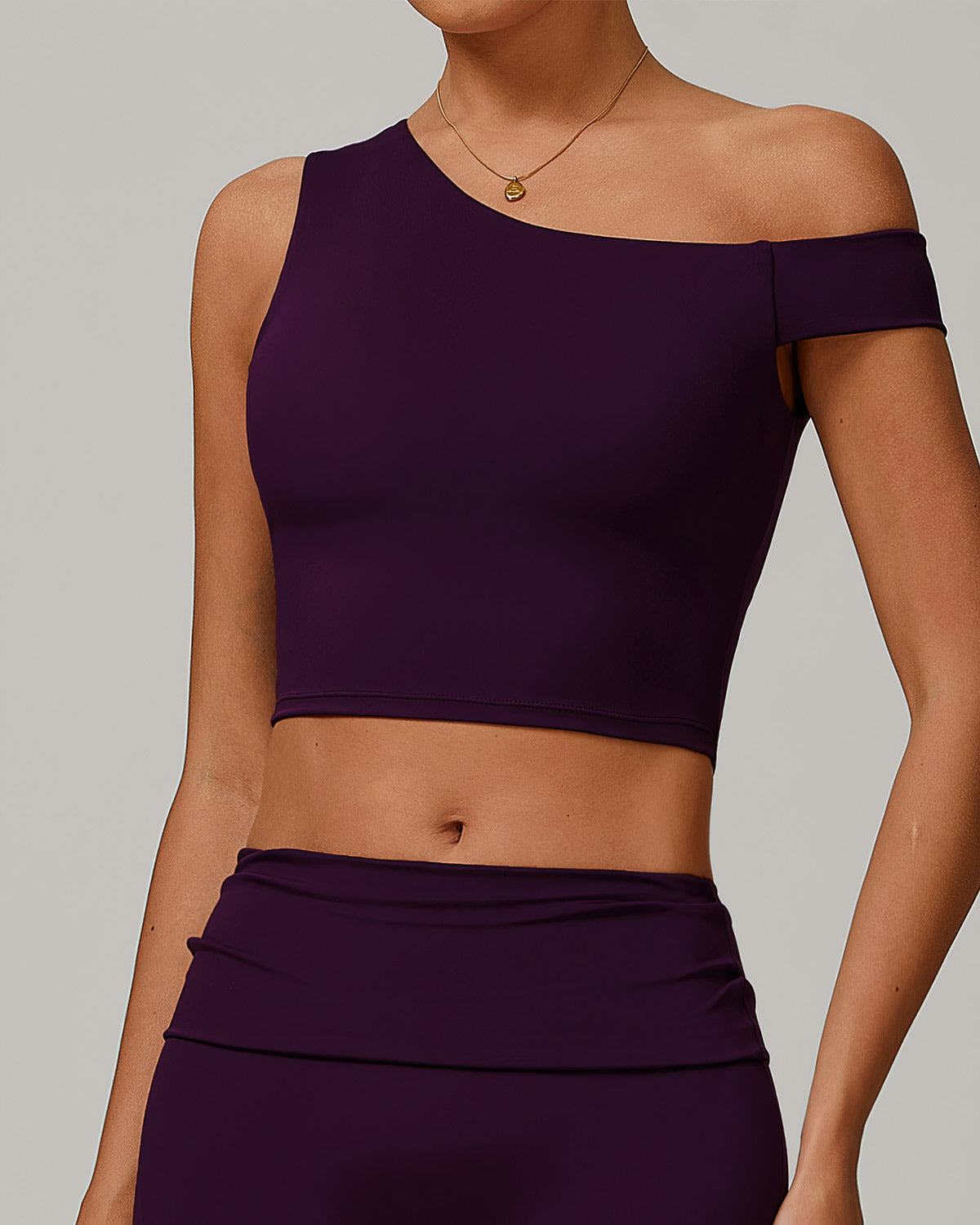 Celine | Asymmetrisches Active Crop Top