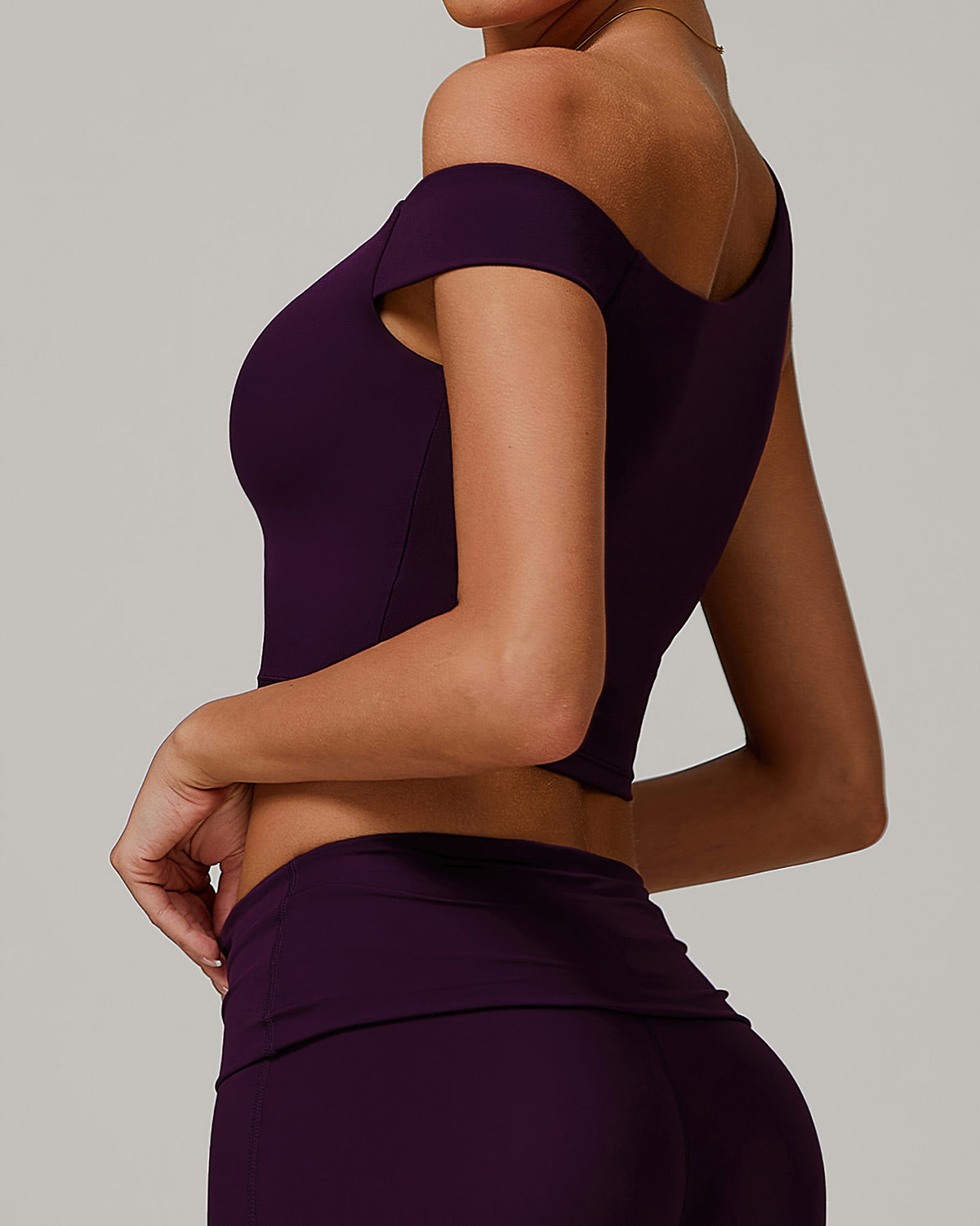Celine | Asymmetrisches Active Crop Top