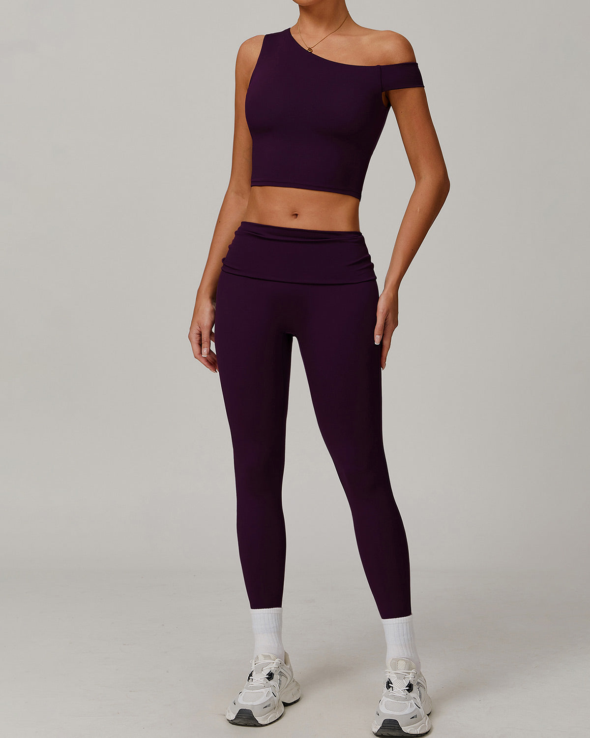 Celine | Asymmetrisches Active Crop Top