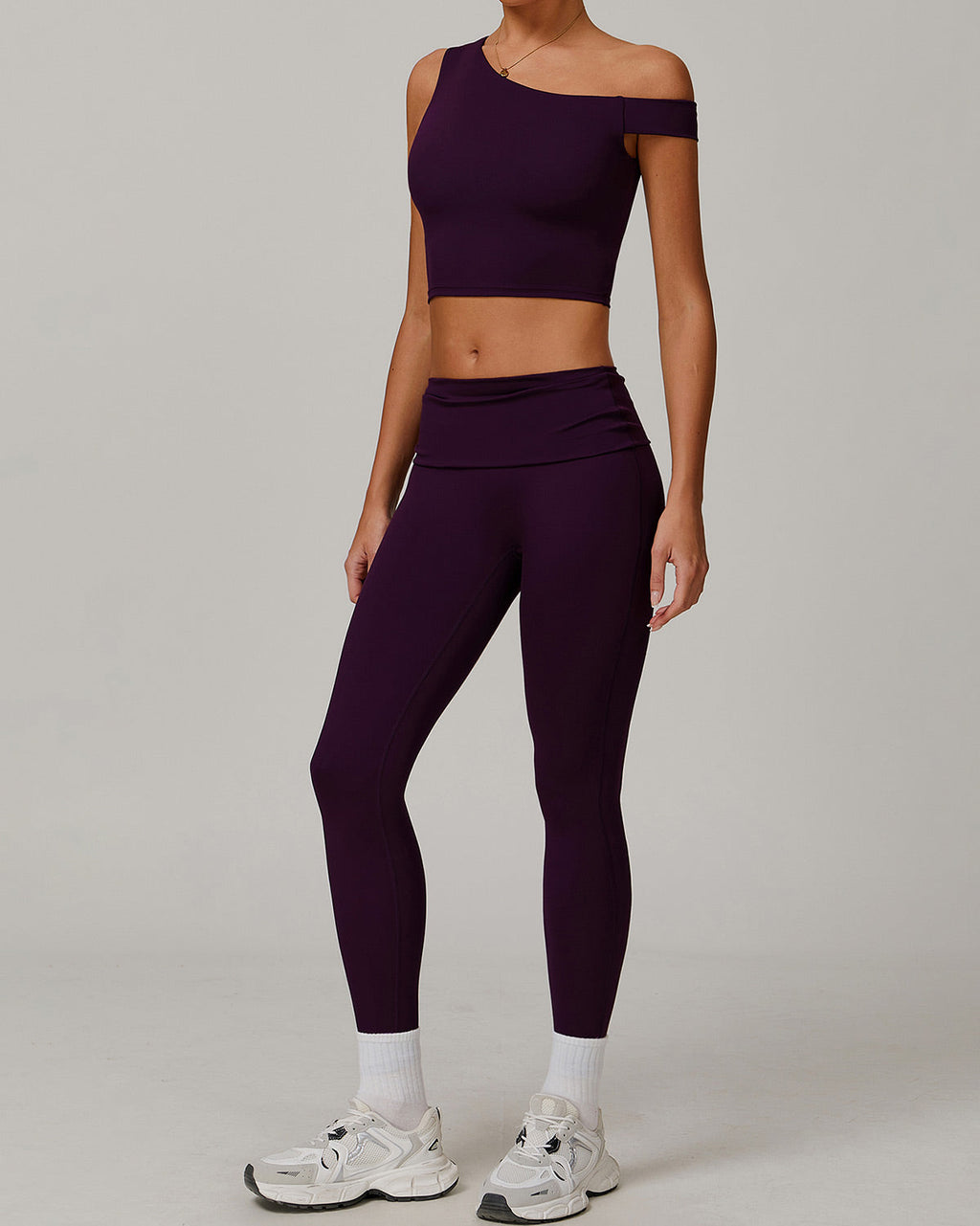 Celine | Asymmetrisches Active Crop Top