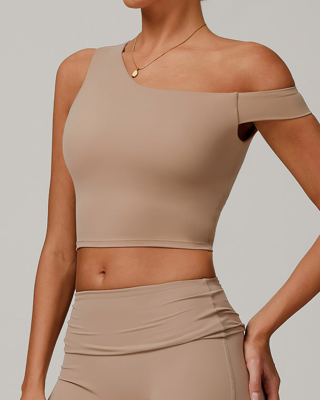 Celine | Asymmetrisches Active Crop Top