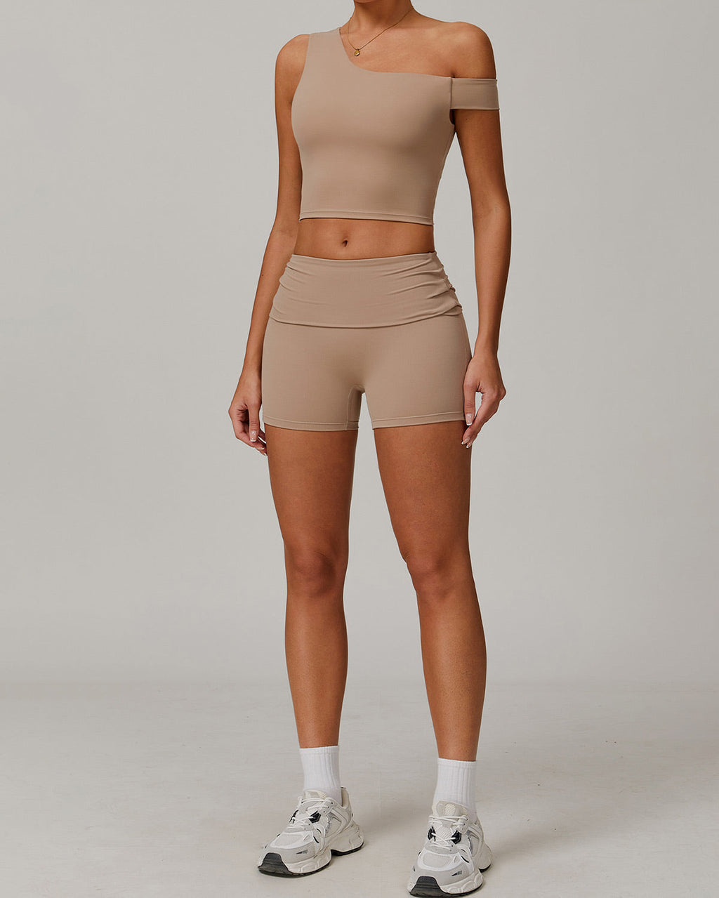 Celine | Asymmetrisches Active Crop Top