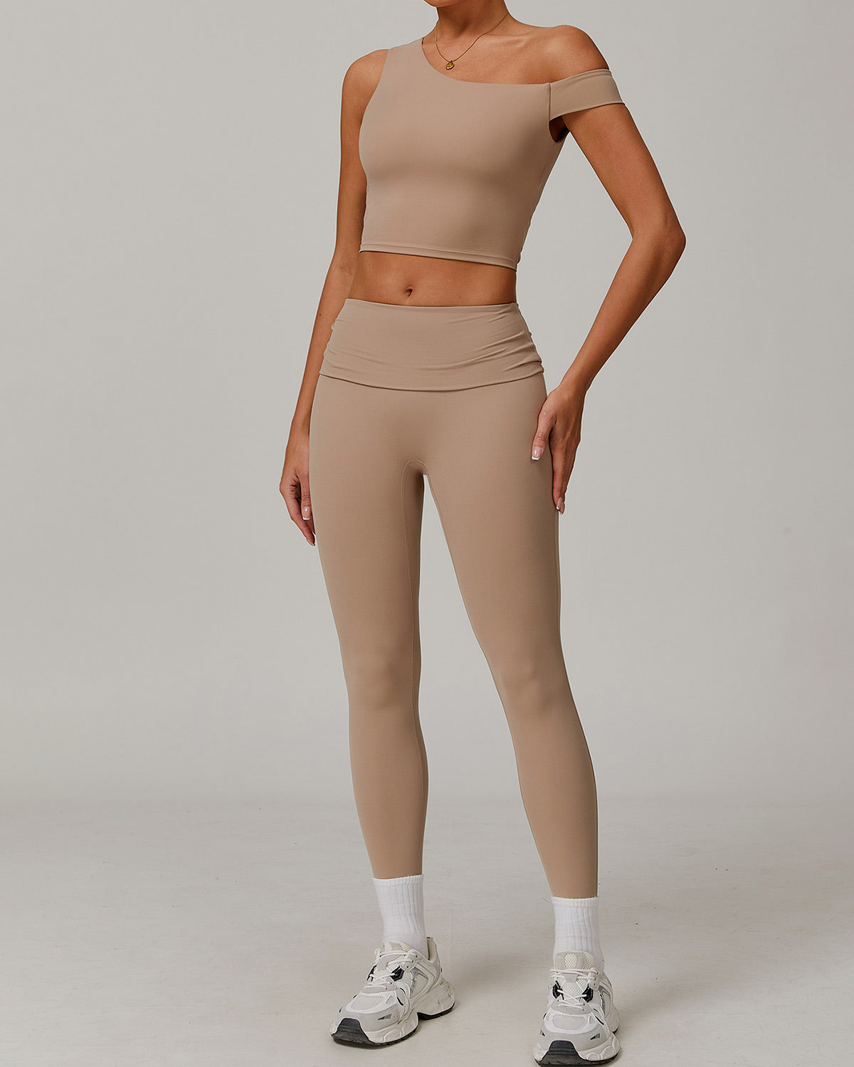 Celine | Asymmetrisches Active Crop Top
