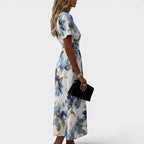 Fae | Elegantes Midikleid mit Blumenmuster