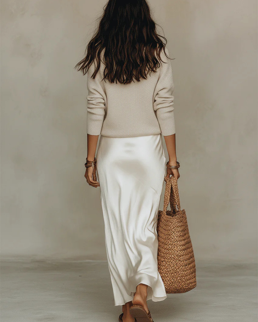 Solène | Elegantes Kleid Set mit Strickpullover