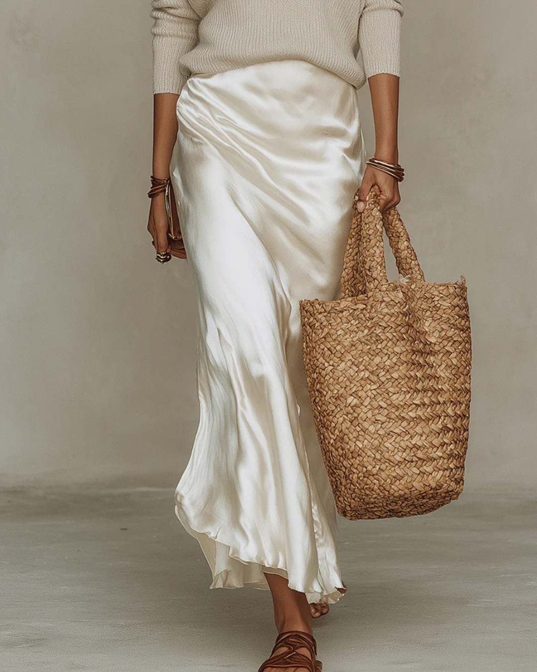 Solène | Elegantes Kleid Set mit Strickpullover