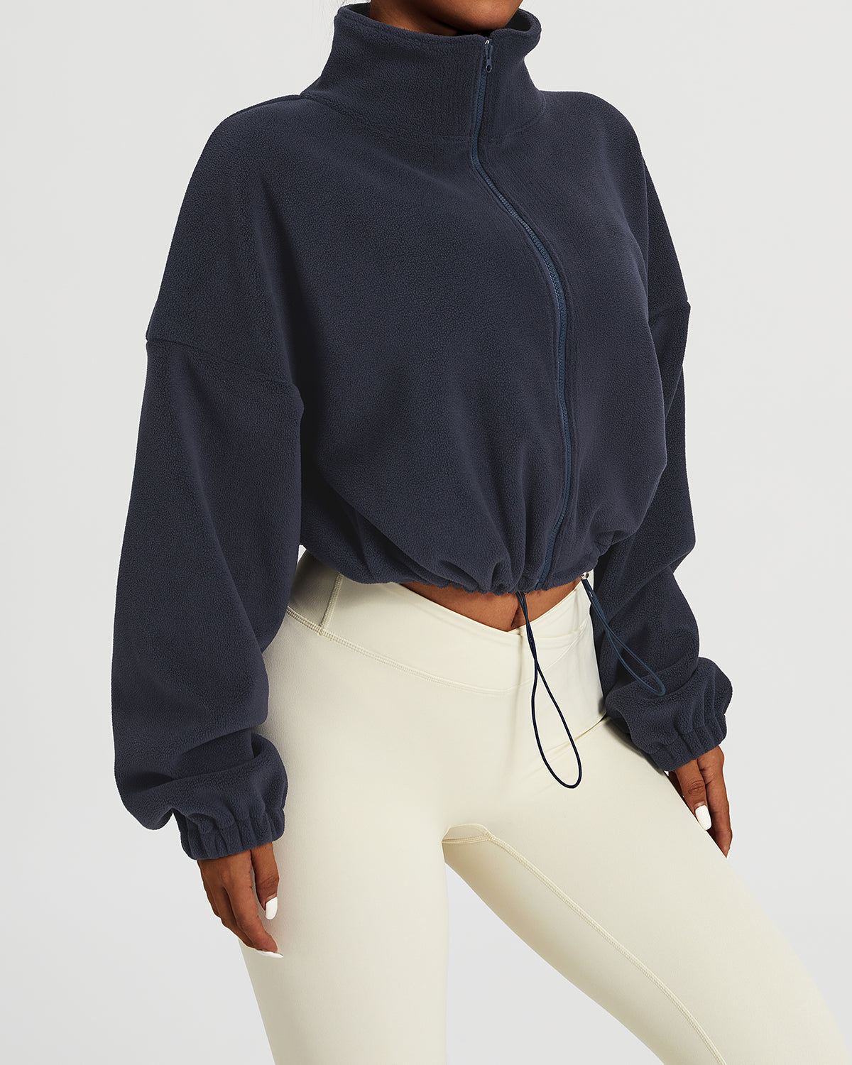 Morgan | Cropped Zip-Pullover