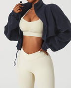 Morgan | Cropped Zip-Pullover