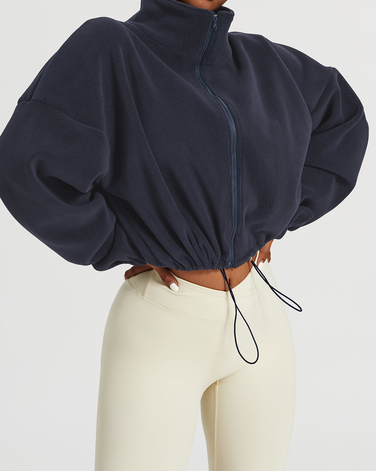 Morgan | Cropped Zip-Pullover