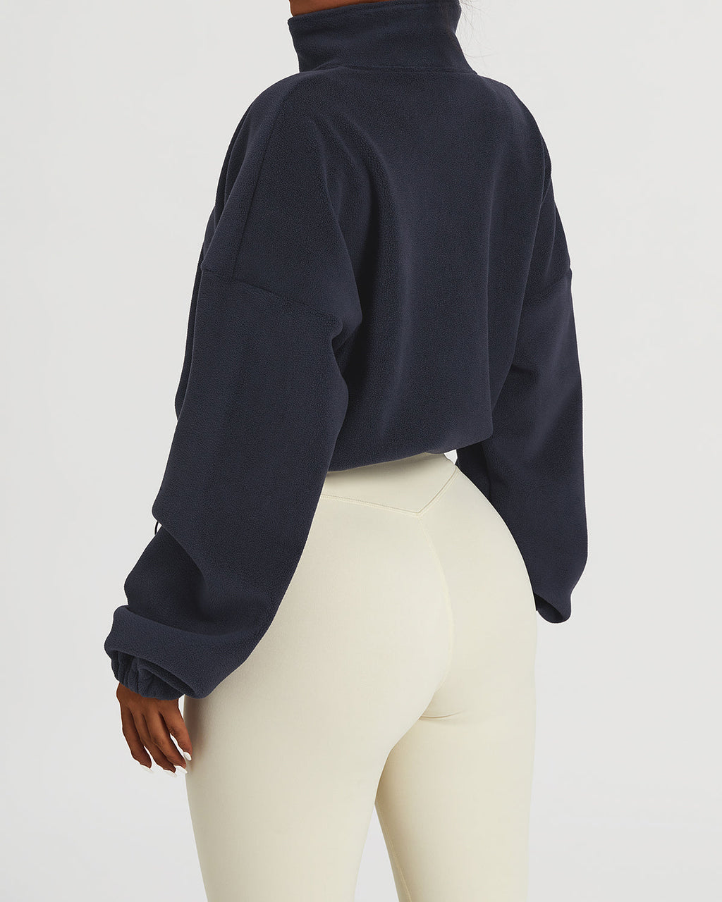 Morgan | Cropped Zip-Pullover