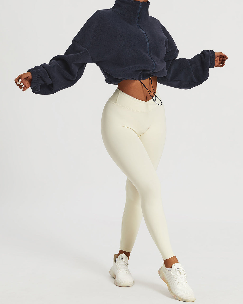 Morgan | Cropped Zip-Pullover