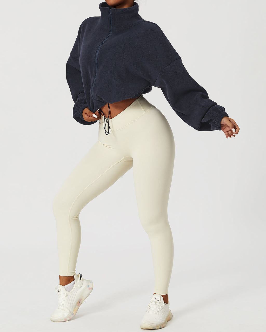 Morgan | Cropped Zip-Pullover