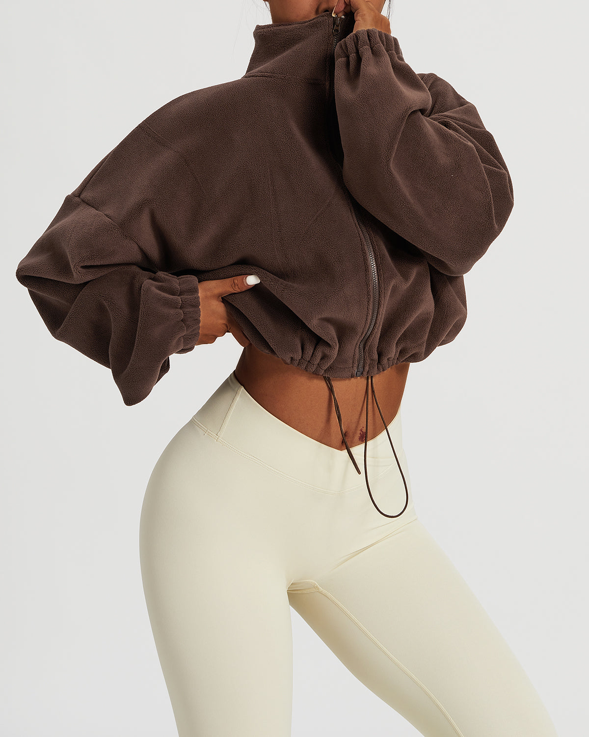 Morgan | Cropped Zip-Pullover