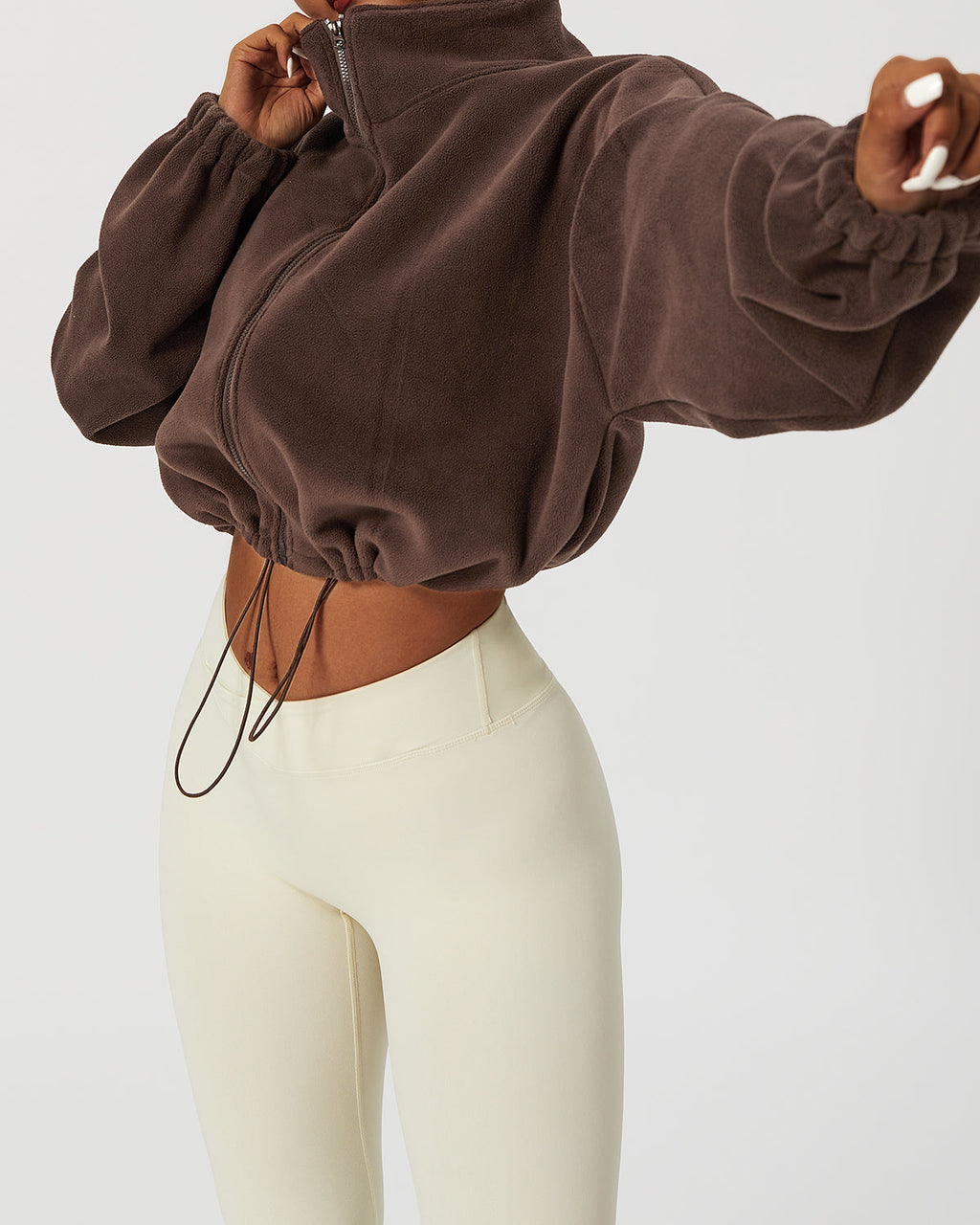 Morgan | Cropped Zip-Pullover