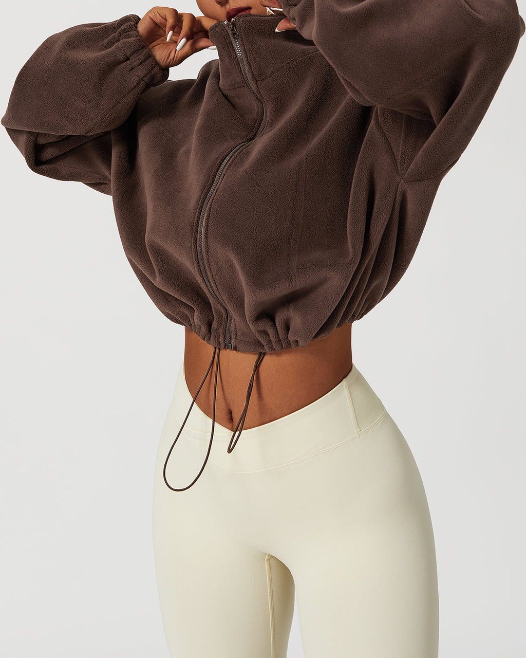 Morgan | Cropped Zip-Pullover