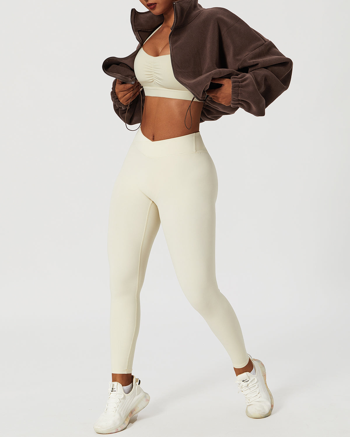 Morgan | Cropped Zip-Pullover