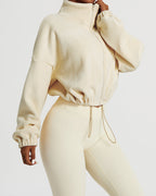Morgan | Cropped Zip-Pullover