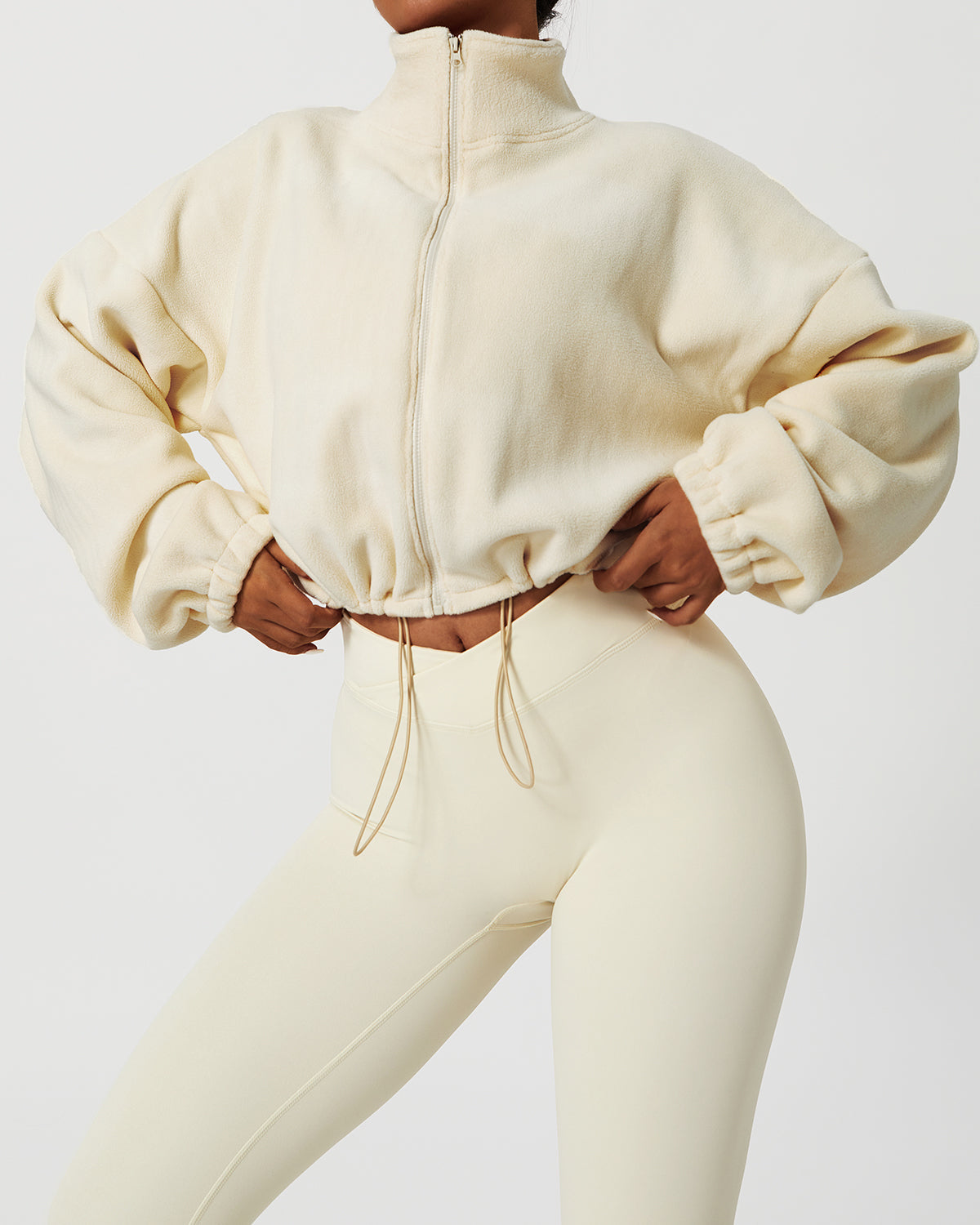 Morgan | Cropped Zip-Pullover