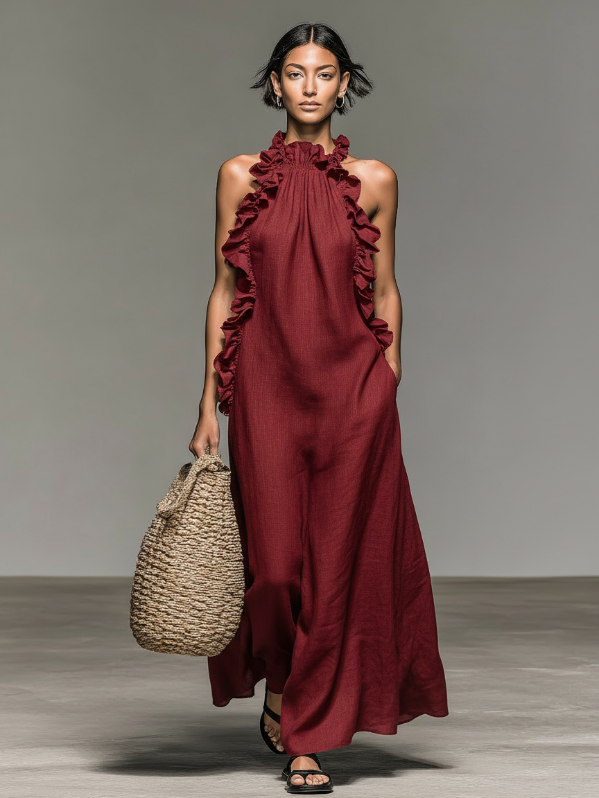 Gladys™ Maxikleid mit Taschen