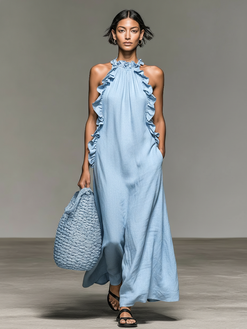 Gladys™ Maxikleid mit Taschen