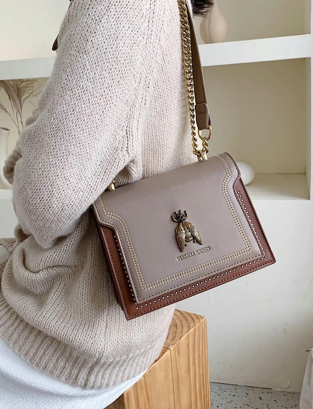 Éloria Paris - Luxus Kettenhandtasche