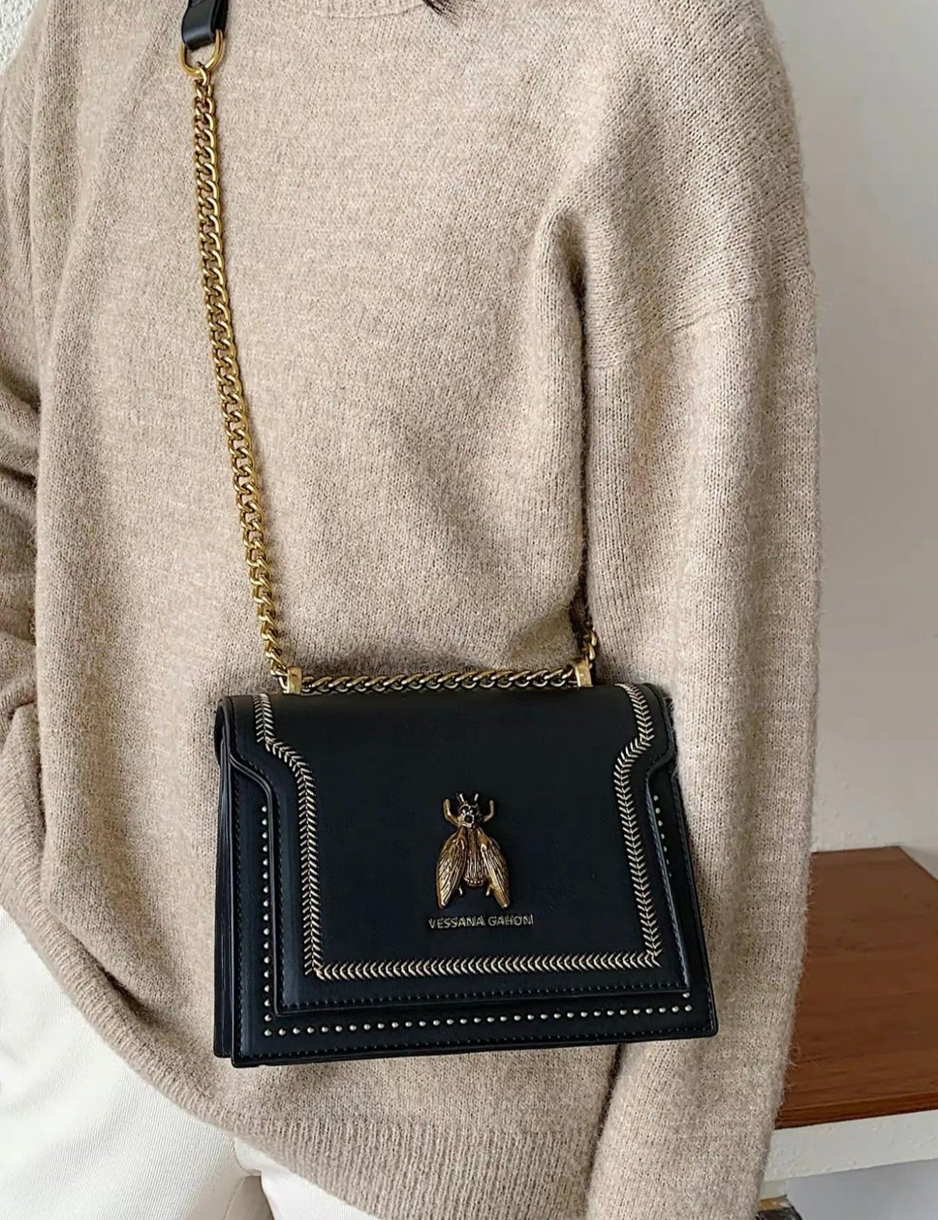 Éloria Paris - Luxus Kettenhandtasche