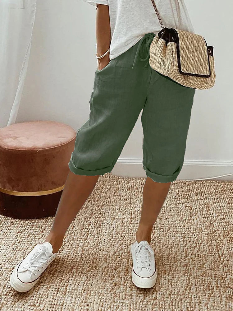 Lynne | Lässige Bermudahose aus Baumwolle