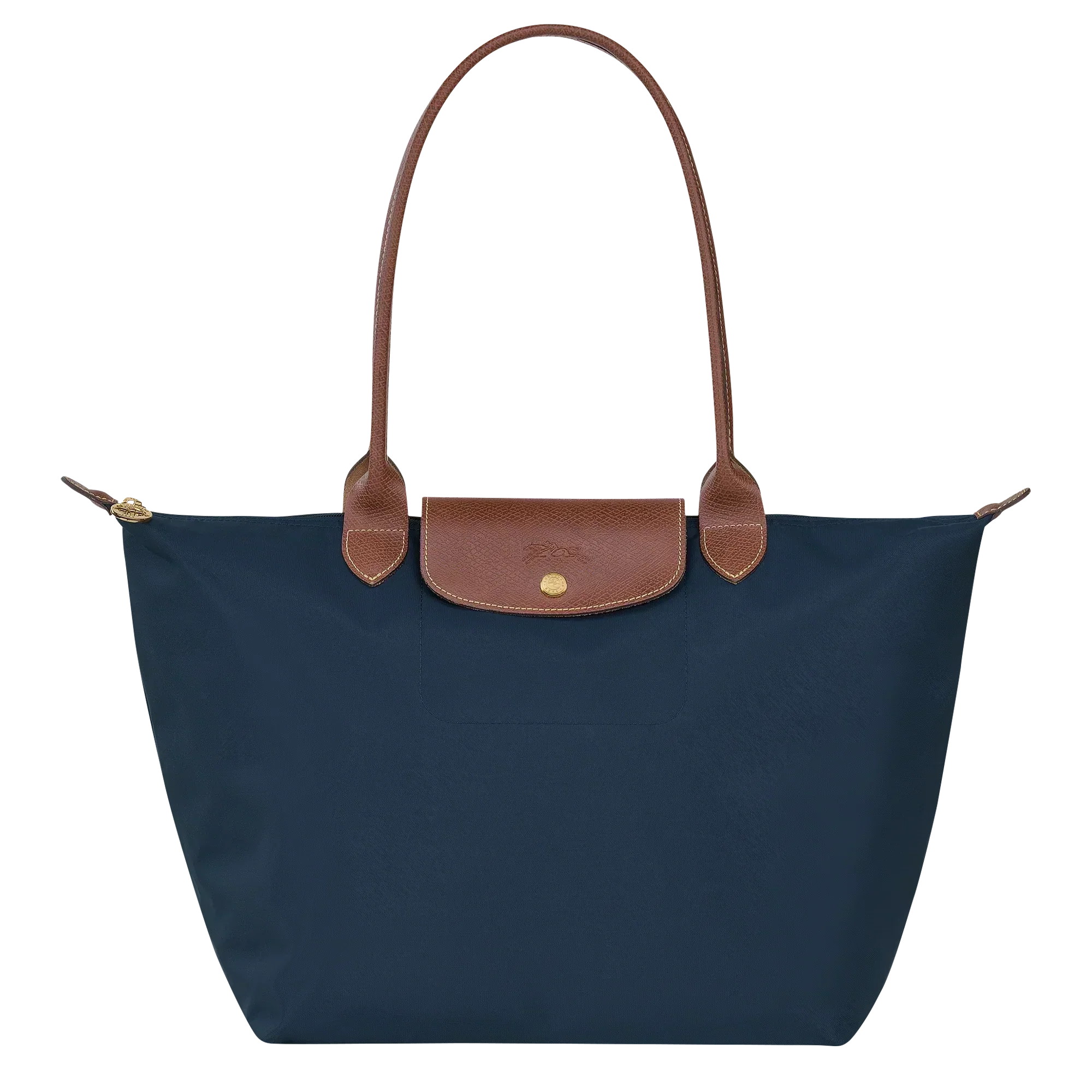 Klassische Tasche - Große Le Pliage Tote, Marineblau