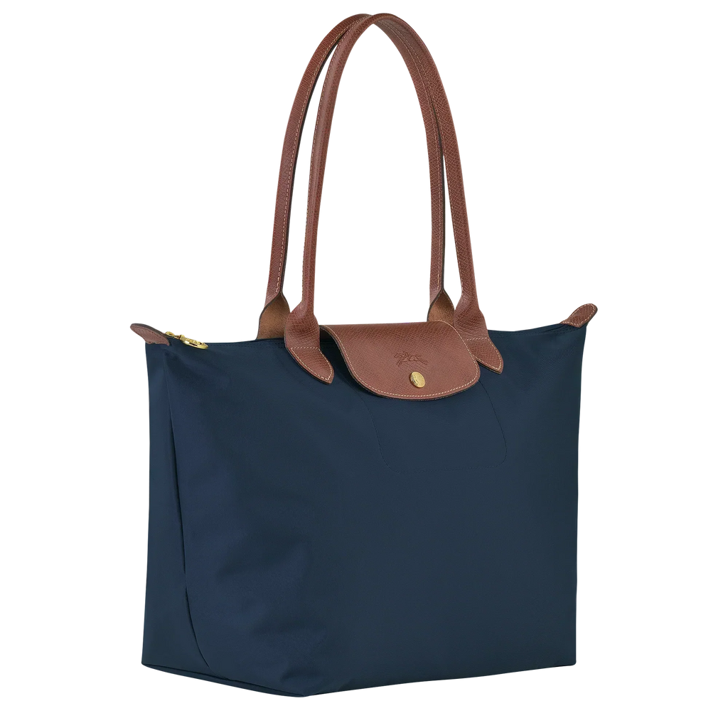Klassische Tasche - Große Le Pliage Tote, Marineblau
