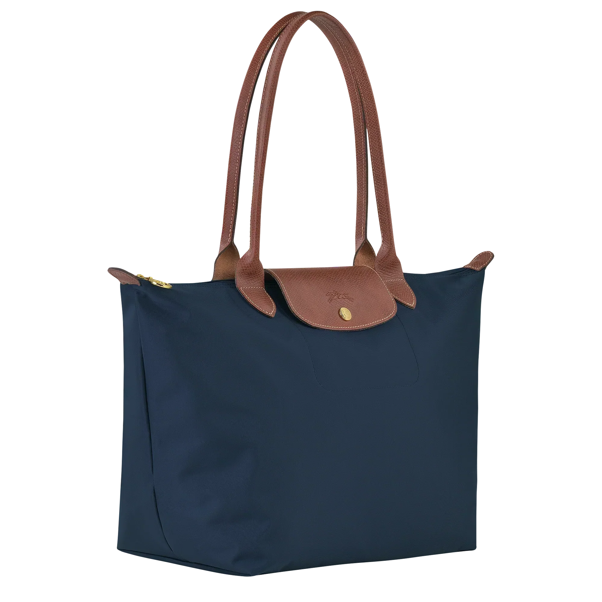 Klassische Tasche - Große Le Pliage Tote, Marineblau