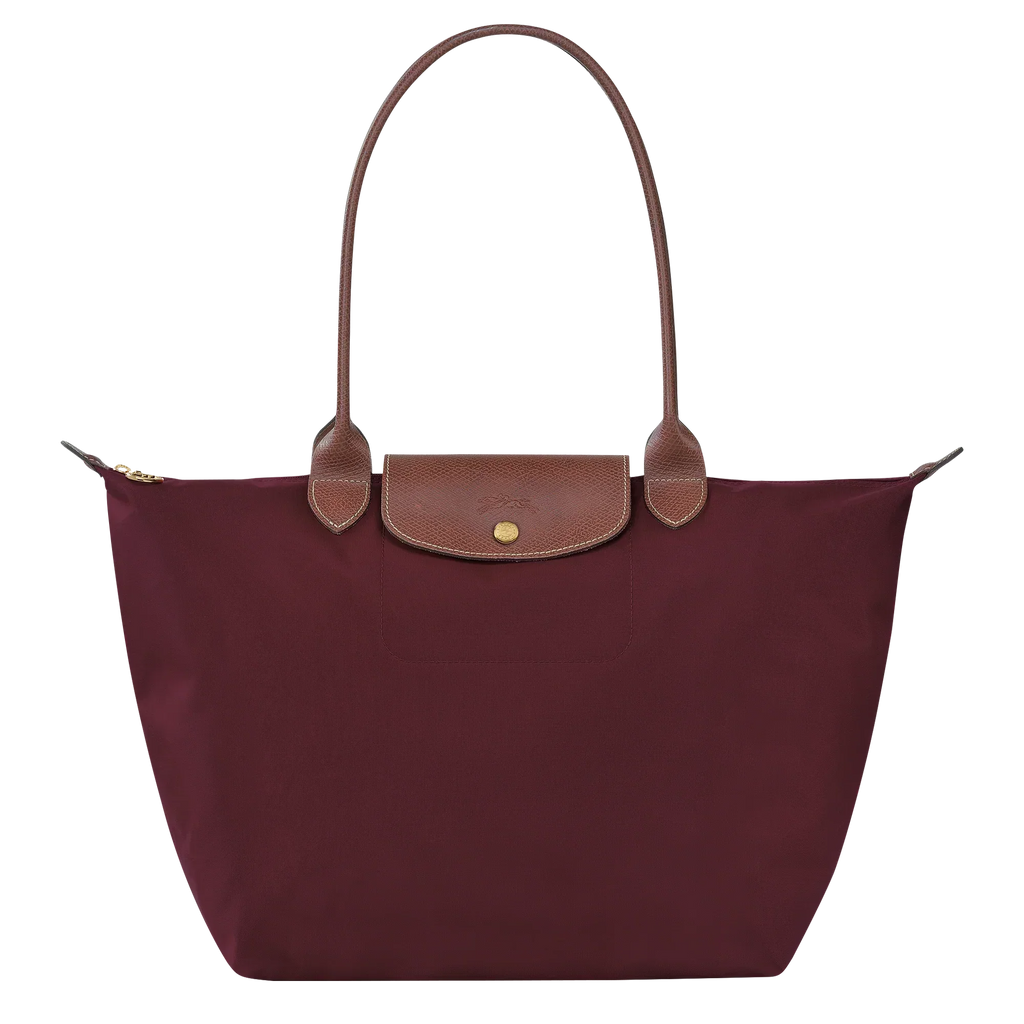 Klassische Tasche - Große Le Pliage Tragetasche, Burgunderrot