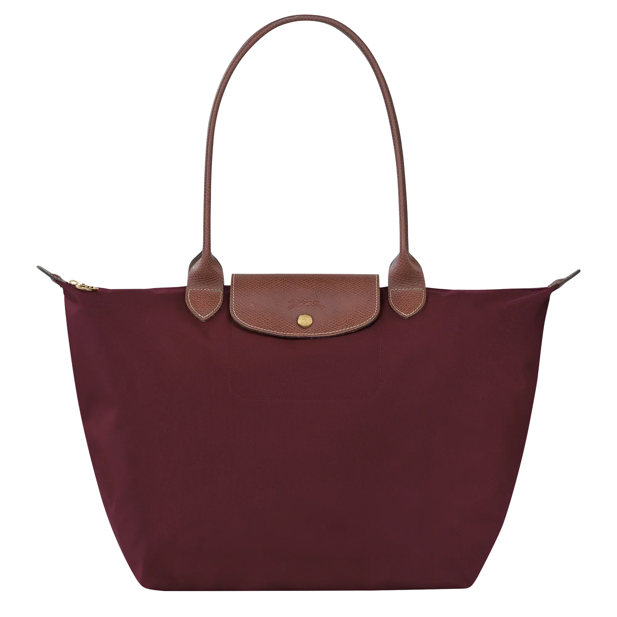 Klassische Tasche - Große Le Pliage Tragetasche, Burgunderrot