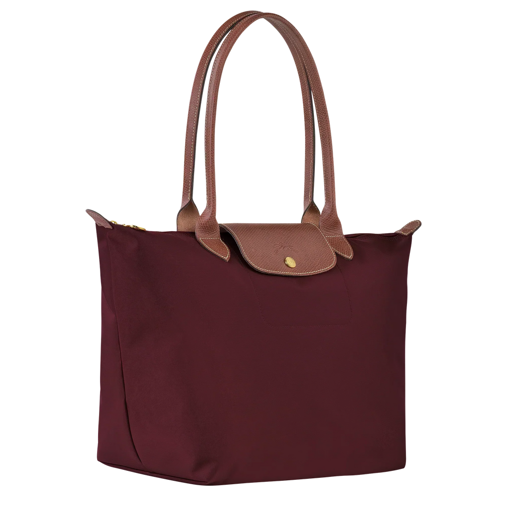 Klassische Tasche - Große Le Pliage Tragetasche, Burgunderrot