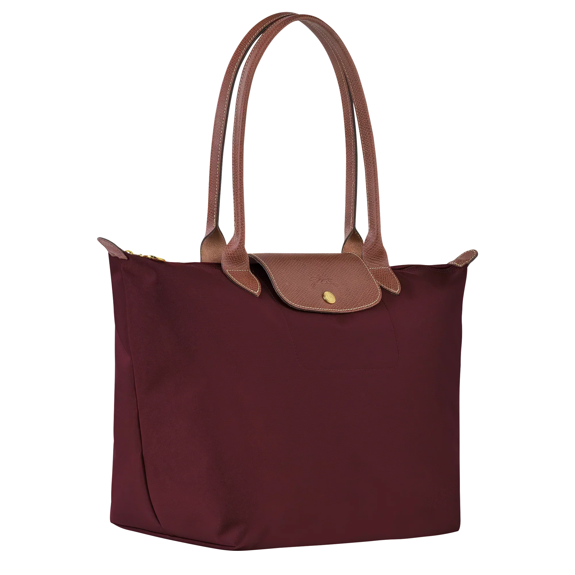 Klassische Tasche - Große Le Pliage Tragetasche, Burgunderrot