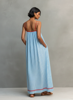 Miley | Luftiges gestreiftes Maxikleid