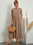 Naomi | Luftiges Maxikleid mit Taschen